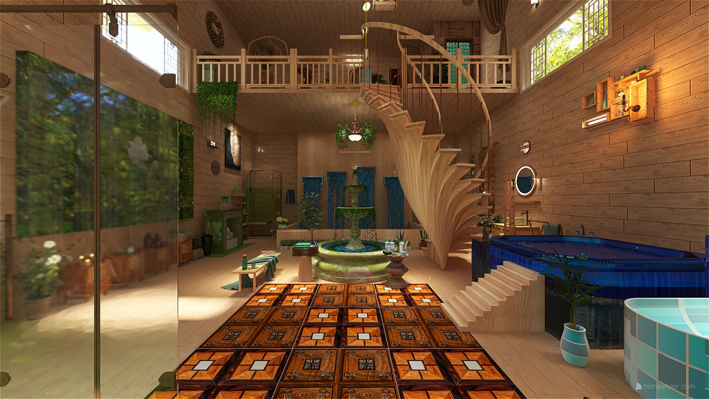 SPA 3d design renderings