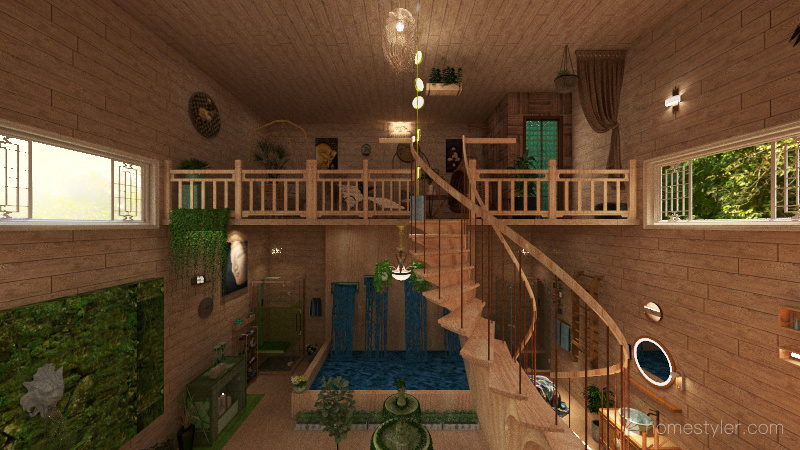 #EcoHomeContestEcologicalSPA 3d design renderings