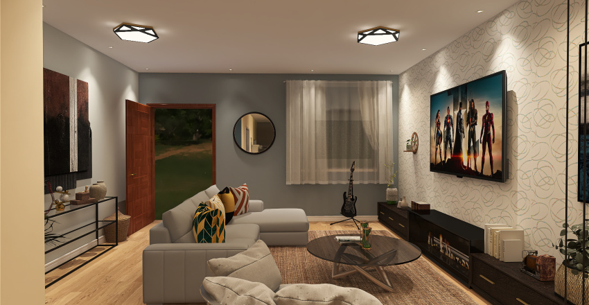Projeto Minha Casa - Conceito Aberto Perspectiva 3d design renderings