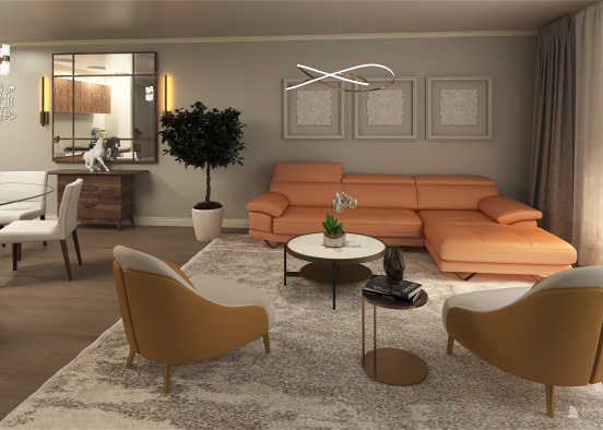 Living room 2_2 Design Rendering