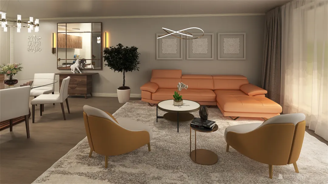 Living room 2_2 3d design renderings