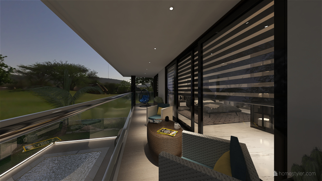 balcone 3d design renderings