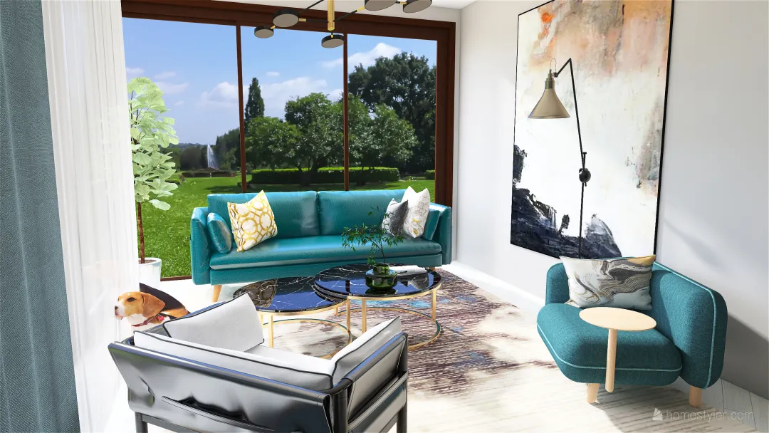 Cozy Livingroom 3d design renderings