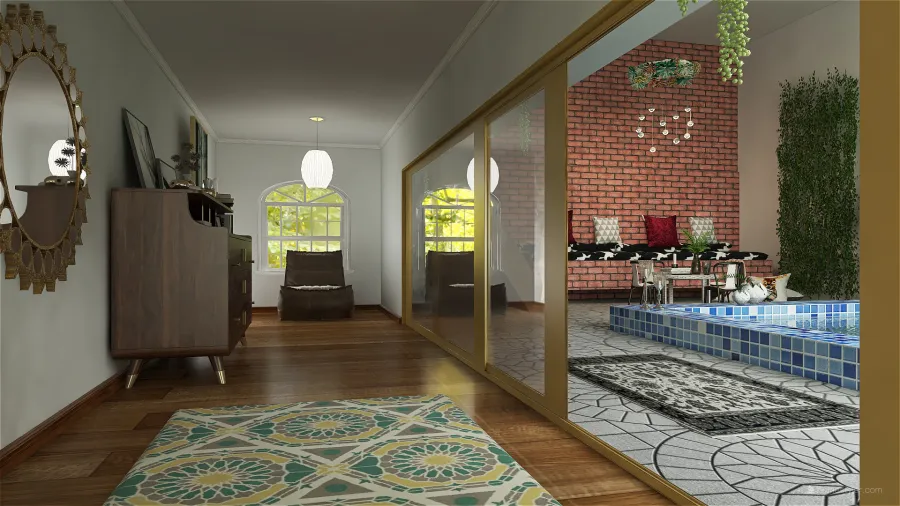 #HSDA2021Residential-Modern Asian 3d design renderings