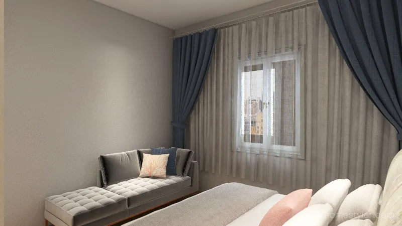 Bedroom Mixte 3d design renderings