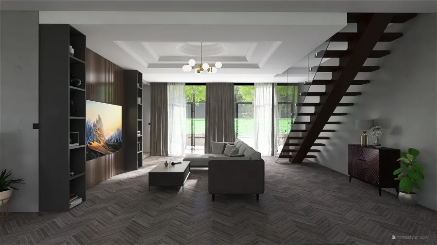 Contemporary Mansion 01 ColorScemeOther Grey 3d design renderings