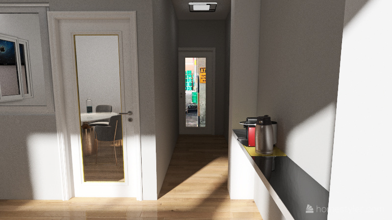 Sala movimentação 3d design renderings