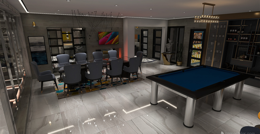Hills 80012 Interior Design Render