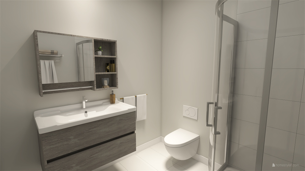 Baño 3d design renderings
