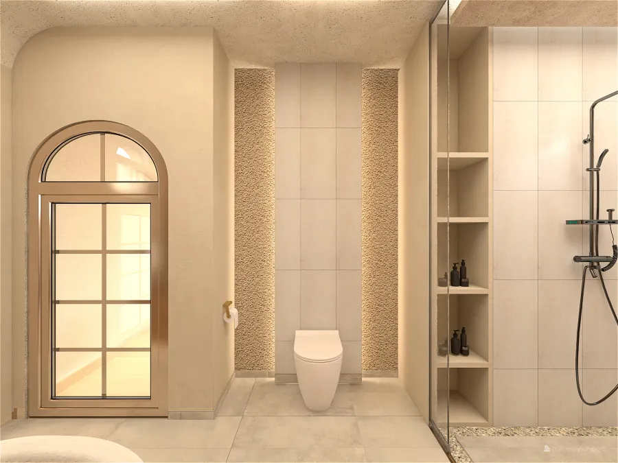 Double Room RIVEL HOTEL 3d design renderings