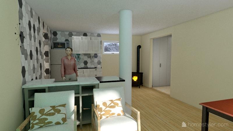 Cottage - 2022-01-30 3d design renderings