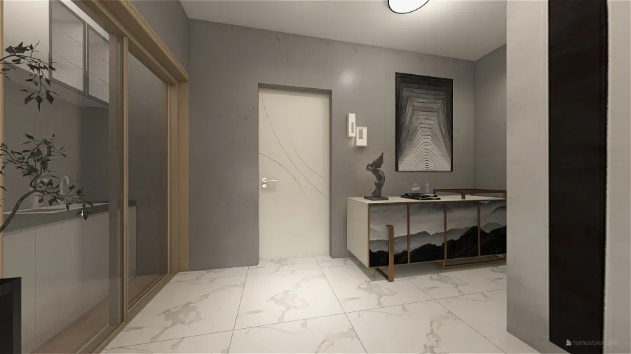 Appartamento in centro 3d design renderings