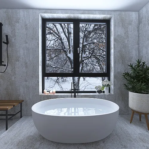 Bathroom 3d design renderings