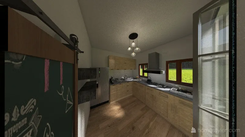 diseño cocina (kitchen) 3d design renderings