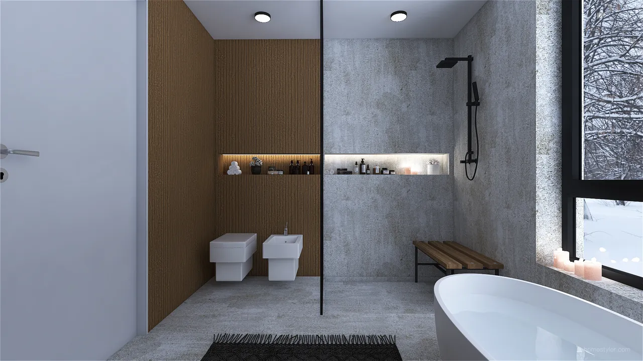 Bathroom 3d design renderings