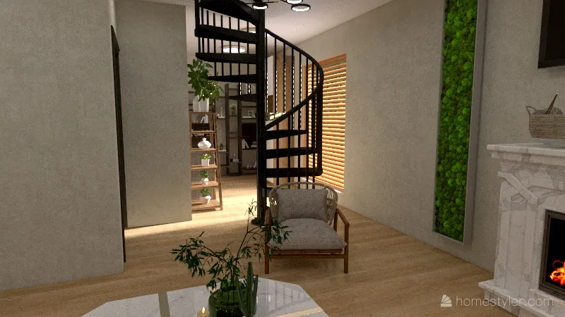boho home 3d design renderings