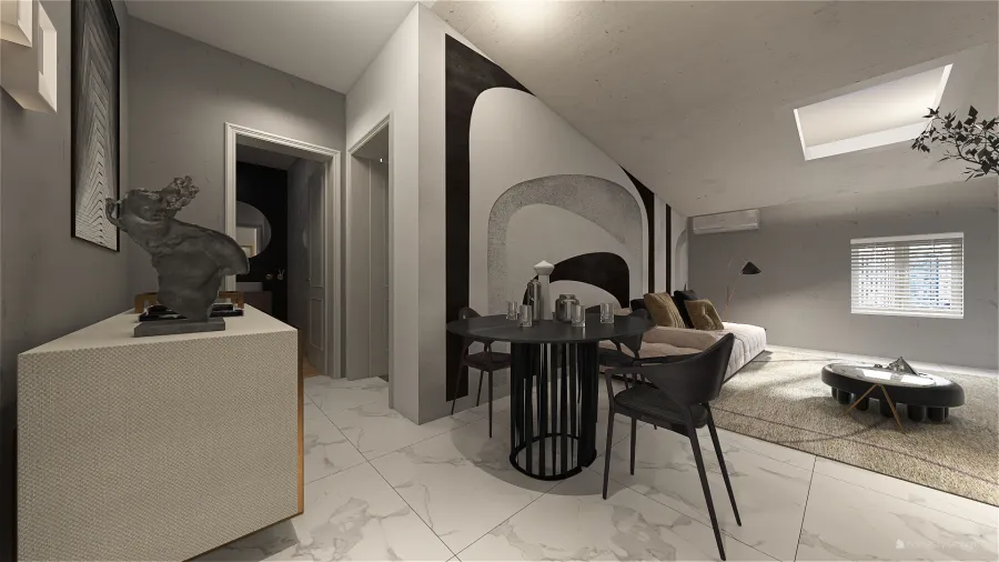 Appartamento in centro 3d design renderings