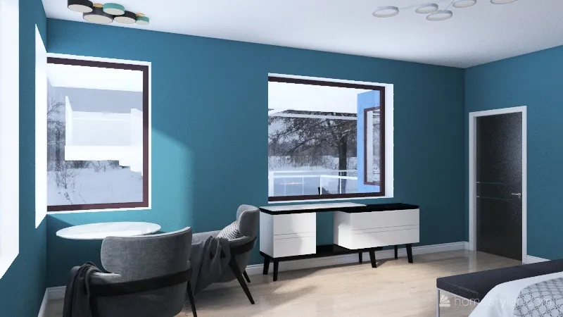 Primary Bedroom 3d design renderings
