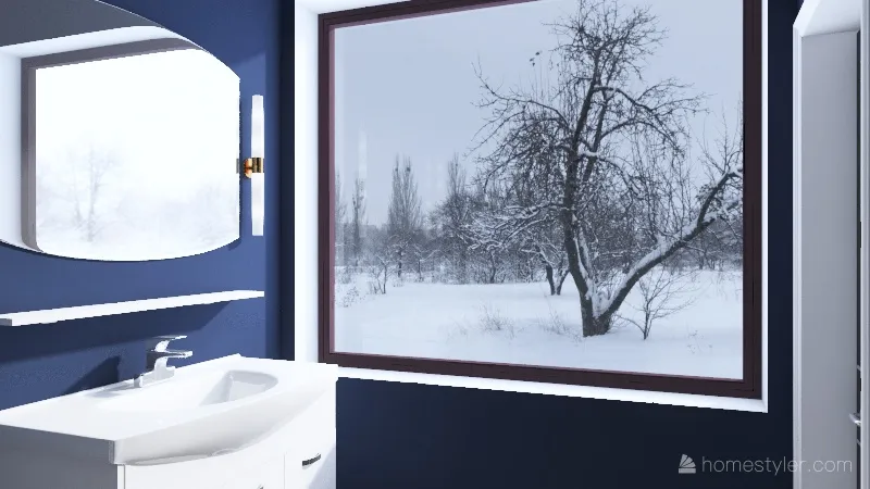 Primary Bathroom 3d design renderings
