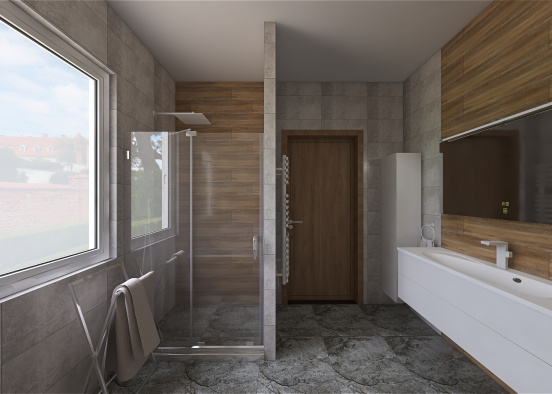 S.Zsolt és Judit fürdőszoba Design Rendering