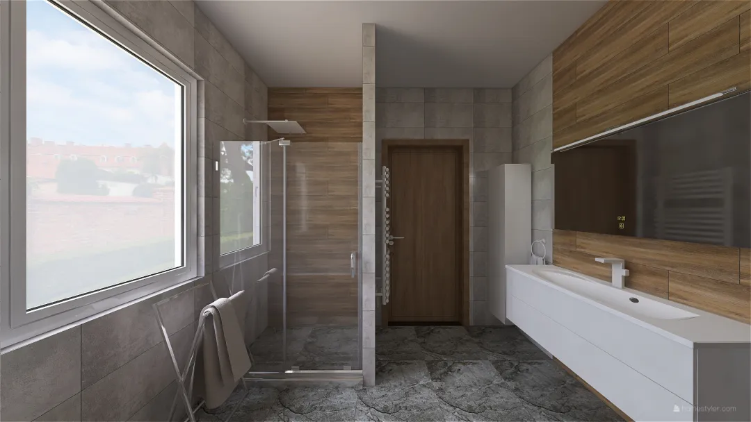 S.Zsolt és Judit fürdőszoba 3d design renderings