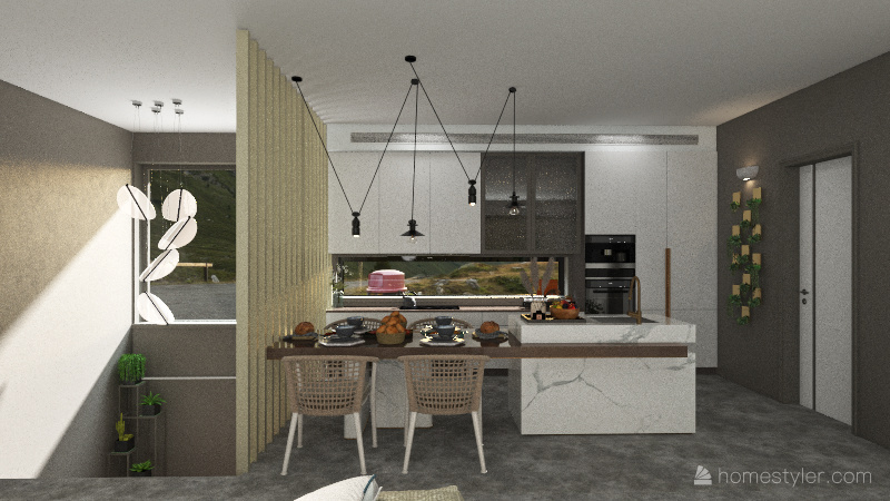 modern house 1 3d design renderings