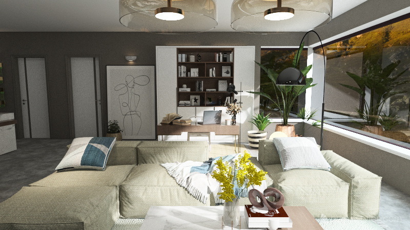 modern house 1 3d design renderings
