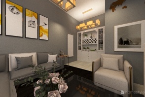 stylish apartment Design Rendering