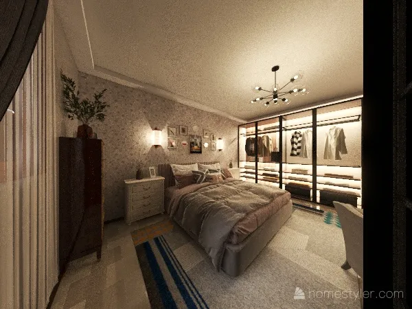 MasterBedroom 3d design renderings