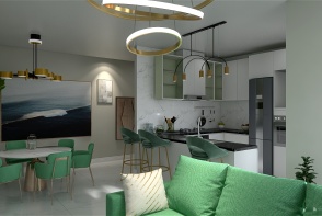 the appartament in green Design Rendering