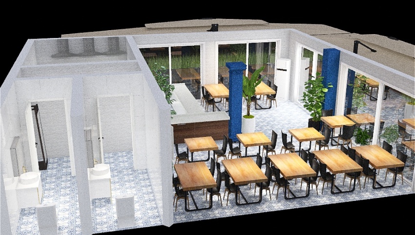 Balık Restaurant Teklif Proje 3d design picture 147.26
