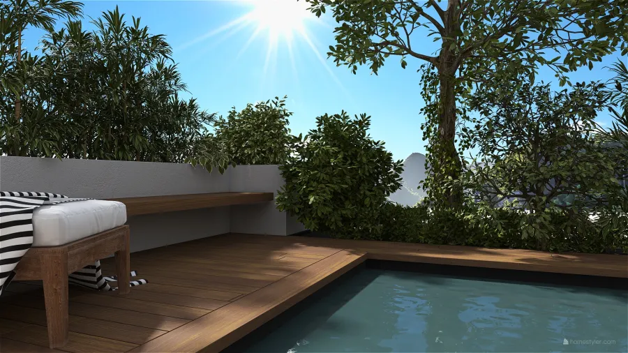 Seaside Spa 3d design renderings