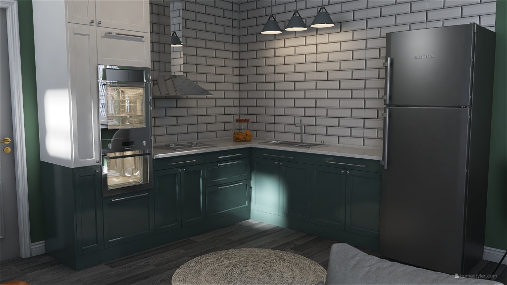 tiny apartment 3d design renderings