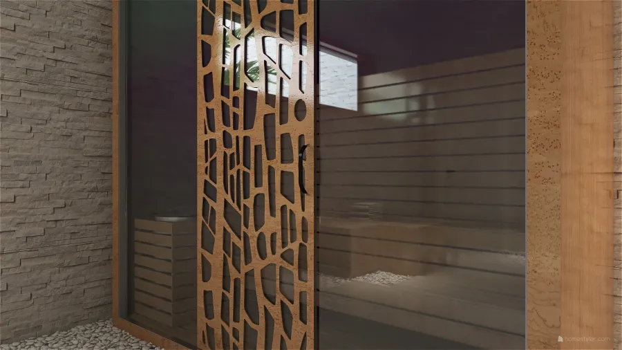 Sauna 3d design renderings