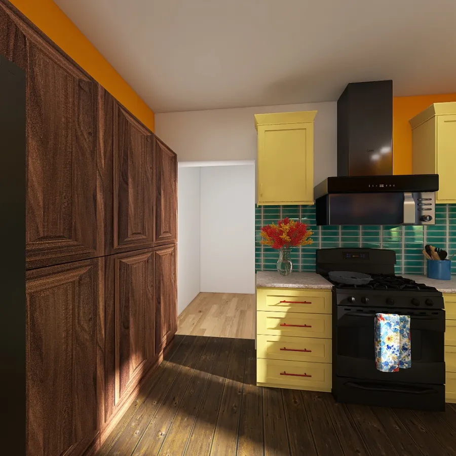 Alder Kitchen 3d design renderings