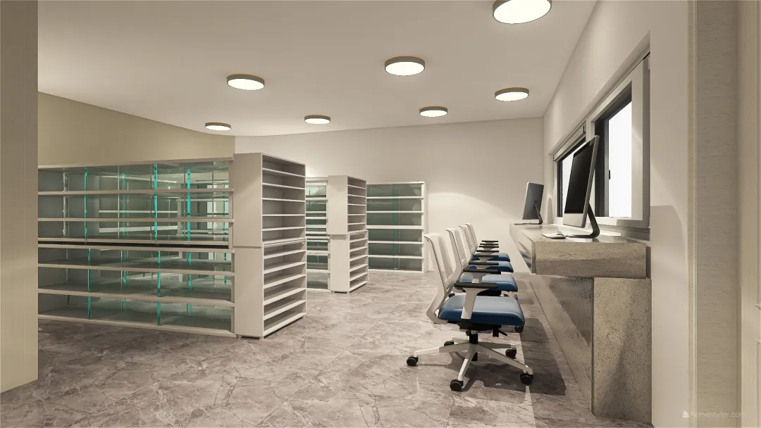 Pharmacy arwa 3d design renderings
