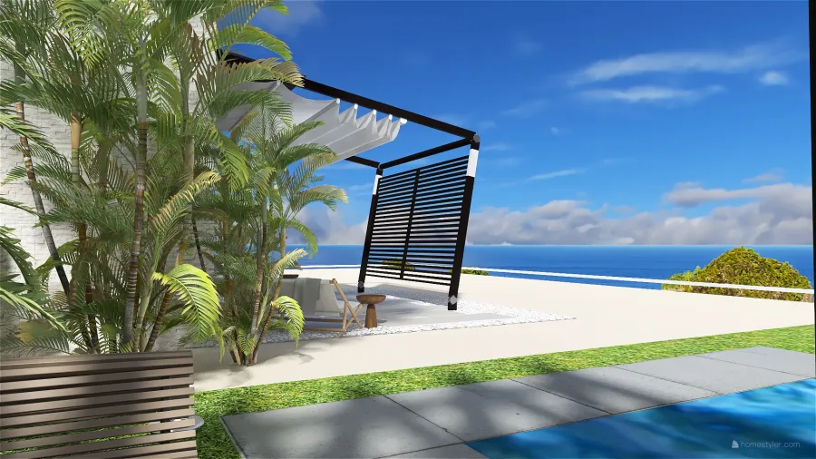 Seaside Spa 3d design renderings