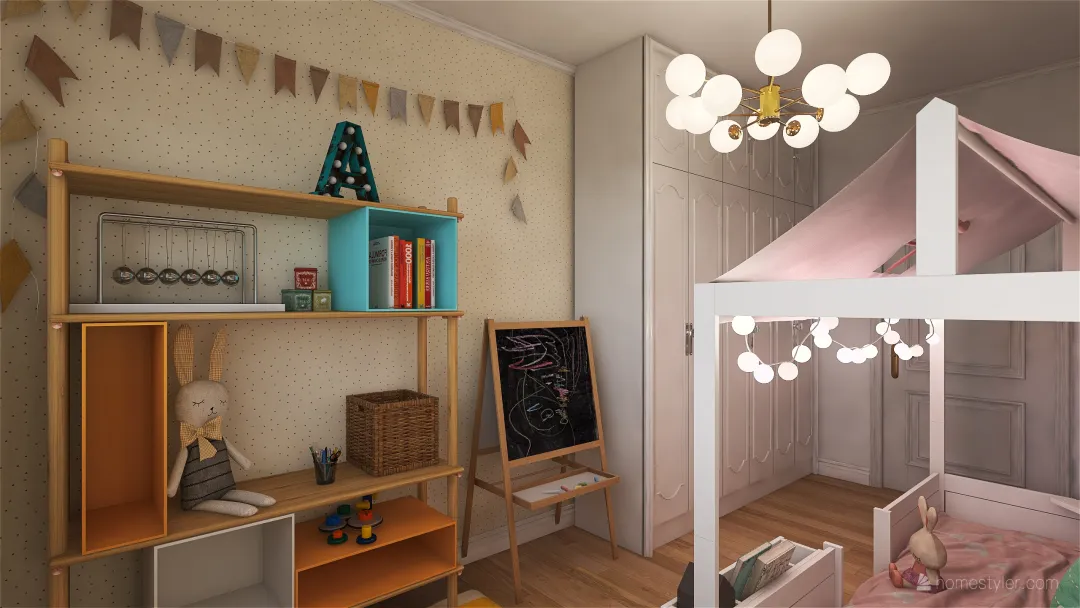 детская спальня 3d design renderings