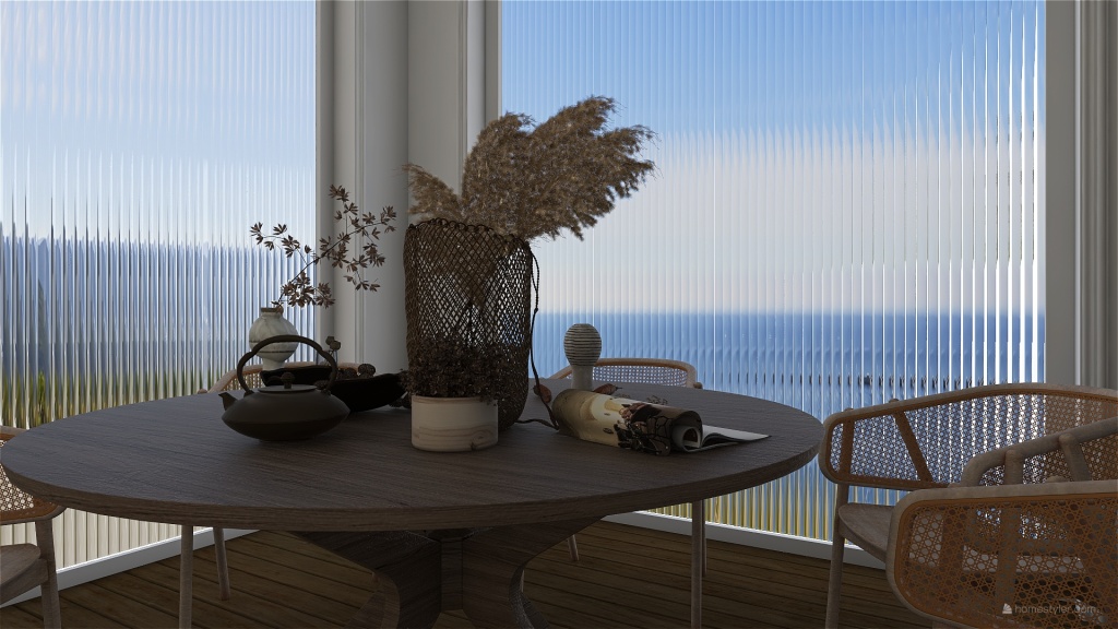 House near the sea 3d design renderings