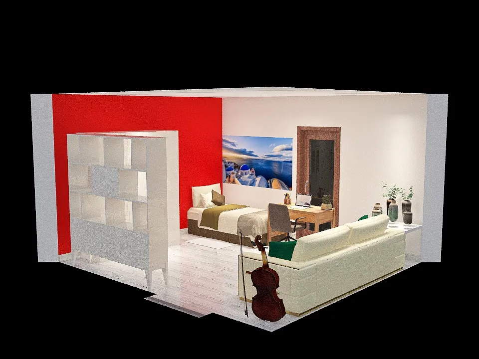 Raffy's room 3d design renderings