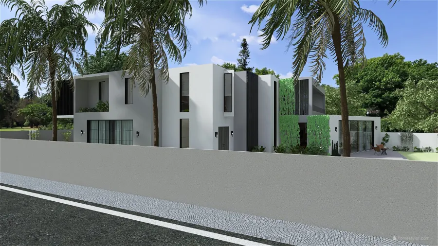 Αρίστων βιλα - Villa Ariston 3d design renderings