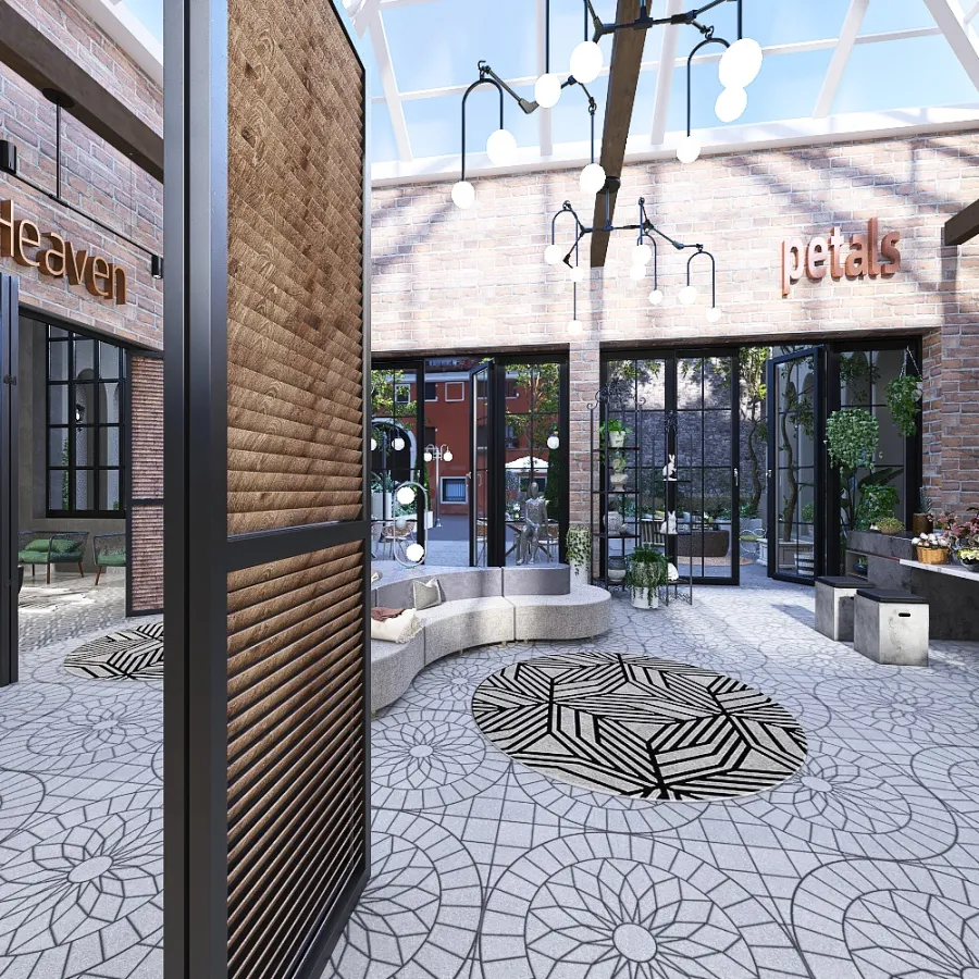 Gift Shop 3d design renderings