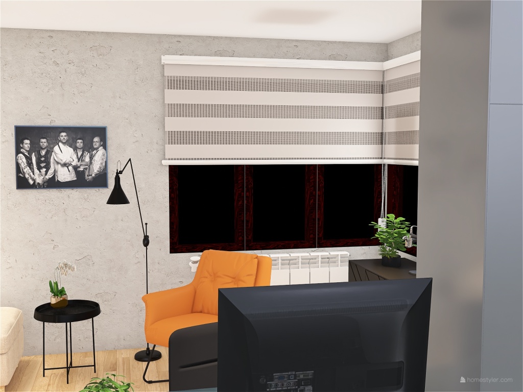 musical room 3d design renderings