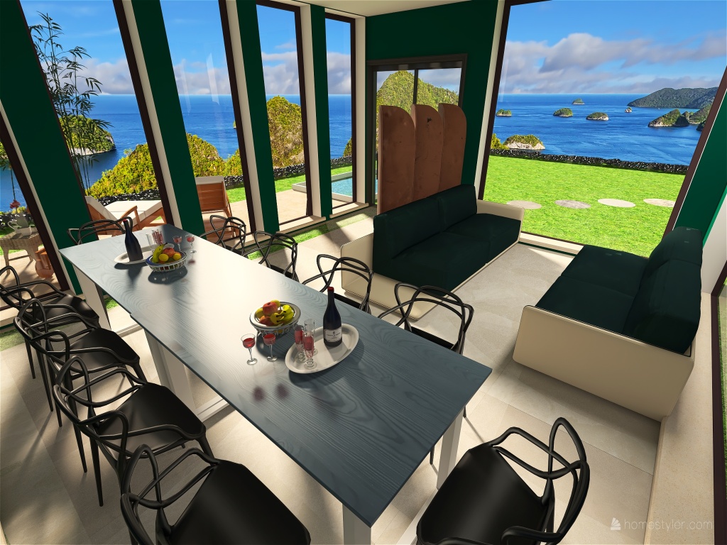 Bodrum Villa Greenhouse 3d design renderings