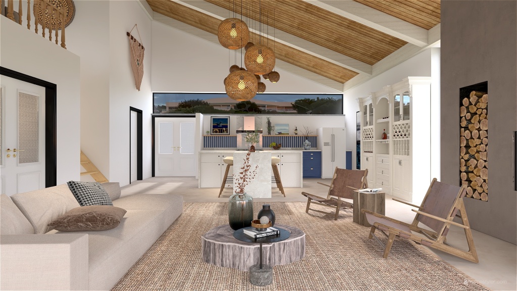Casa Mediterrânea 3d design renderings