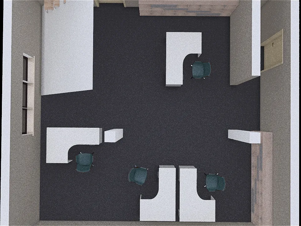 Büro 2 3d design renderings