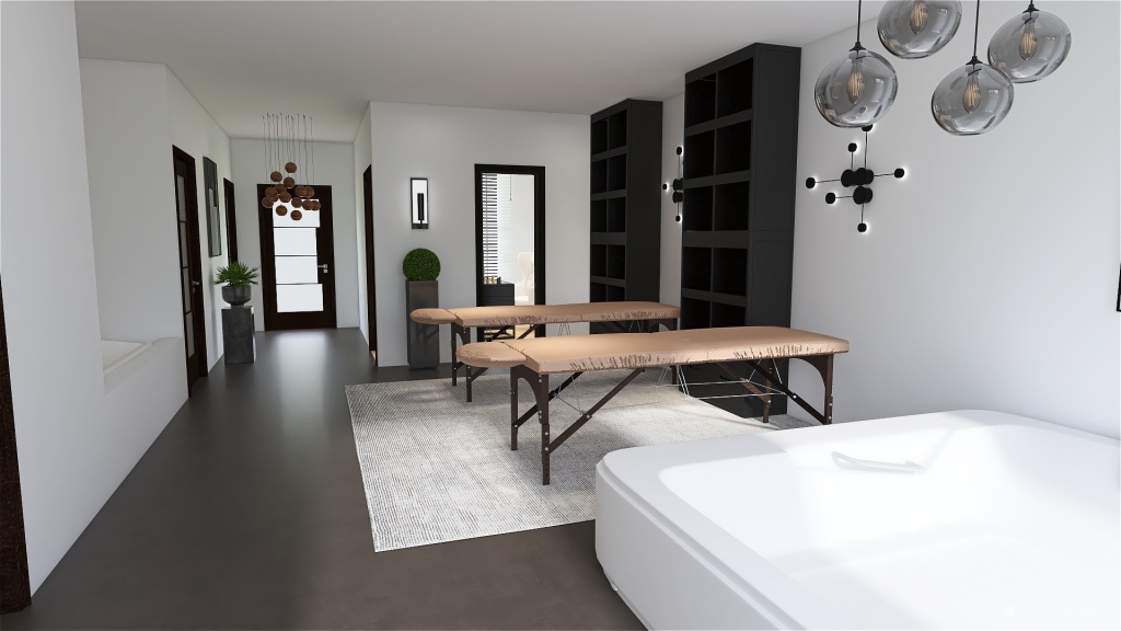 Spa Sauna 3d design renderings