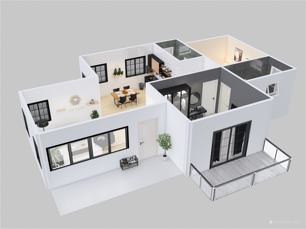 Home1 3d design renderings