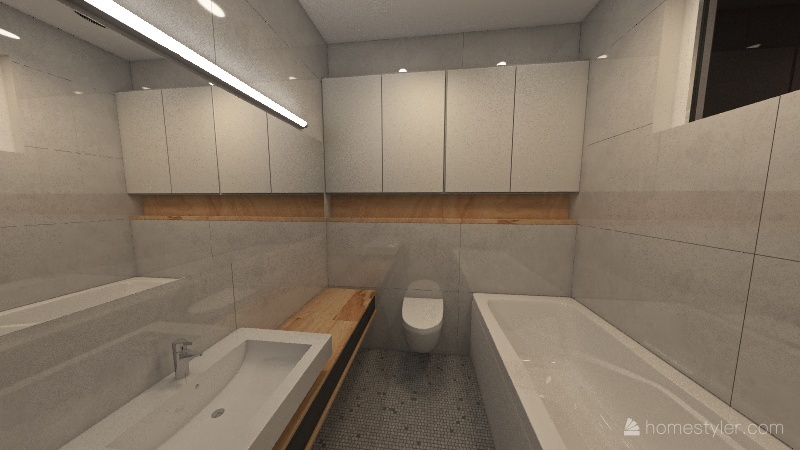 ванна 3d design renderings
