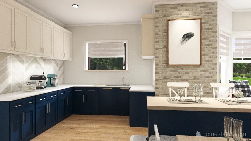 Kitchen 3d design renderings